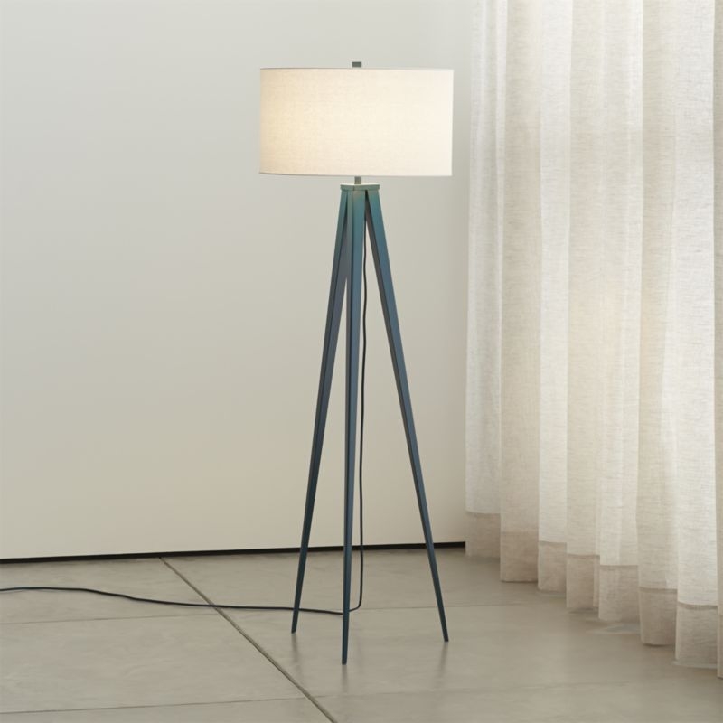 Theo Blue Floor Lamp - Image 1