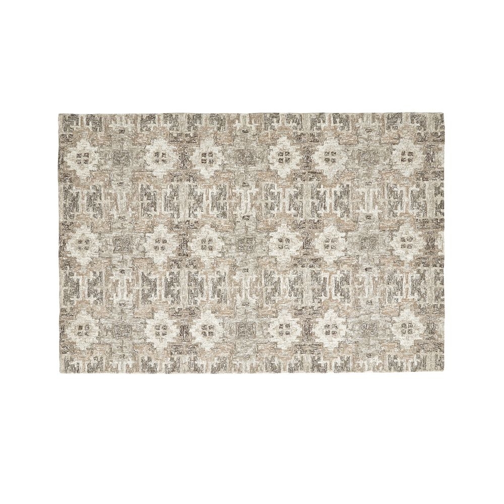 Alvarez Natural Wool-Blend 6'x9' Rug - Image 0