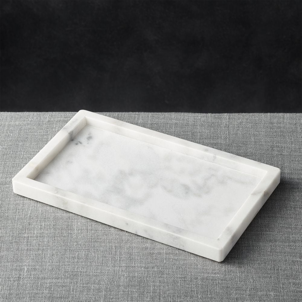 French Kitchen Marble Rectangle Tray - Image 0