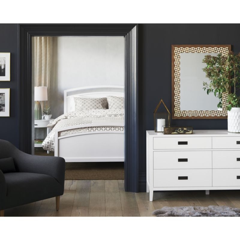 Arch White Queen Bed - Image 6