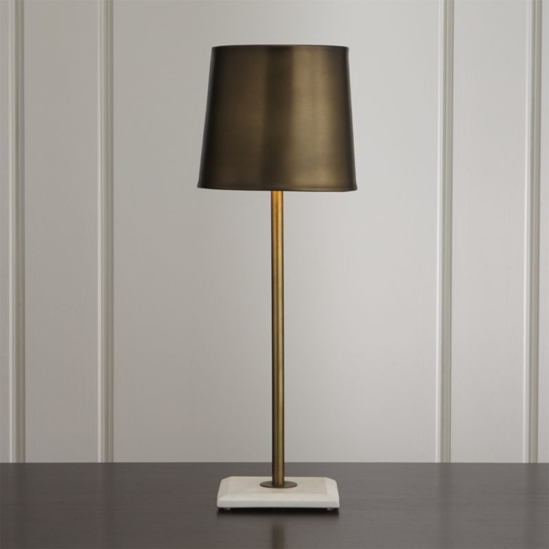 Astor Brass Buffet Lamp - Image 1