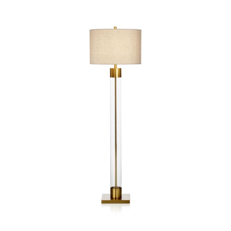 Avenue Floor Lamp, Brass - Image 0