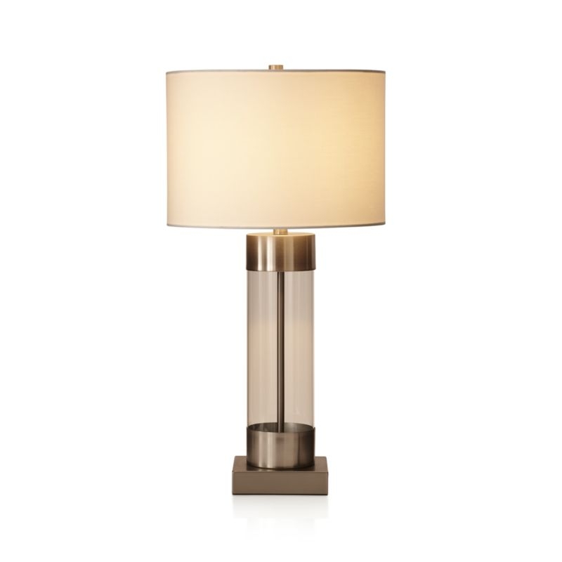 Avenue Nickel Table Lamp with USB Port - Image 3