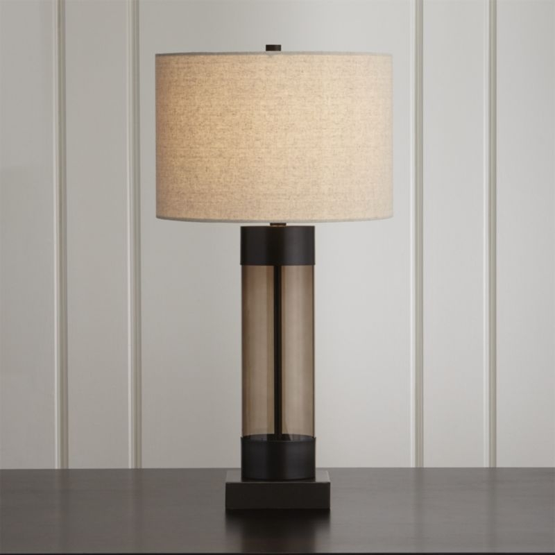 Avenue Bronze Table Lamp with USB Port - Image 1