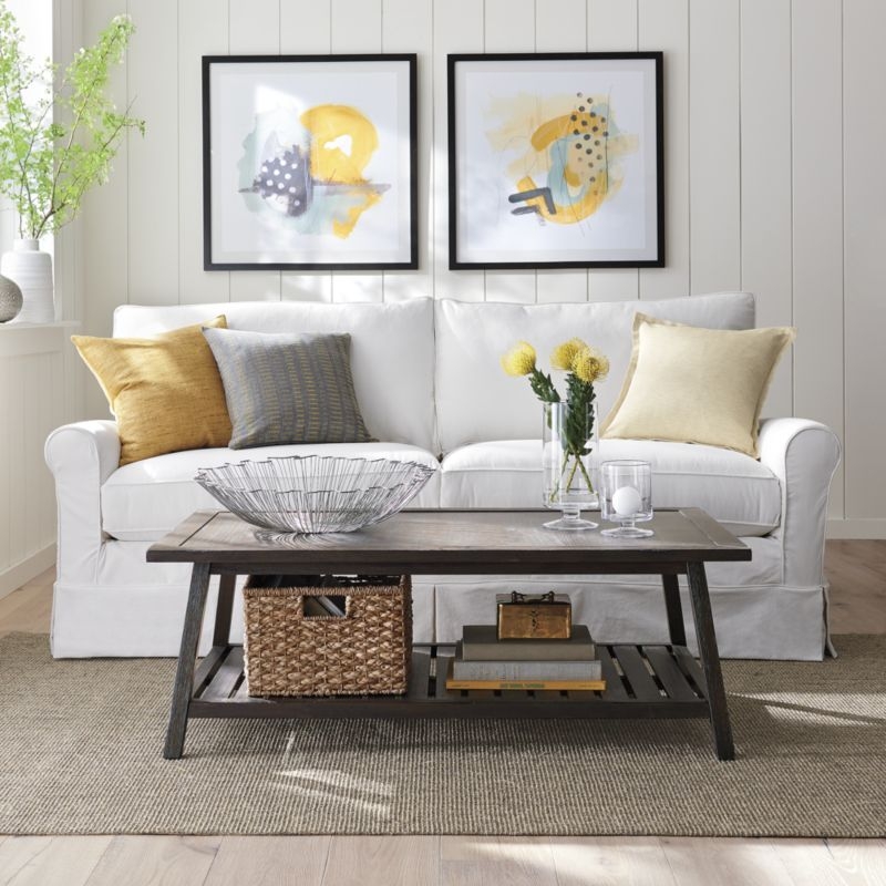 Linden Natural 23" Pillow with Down-Alternative Insert - Image 1