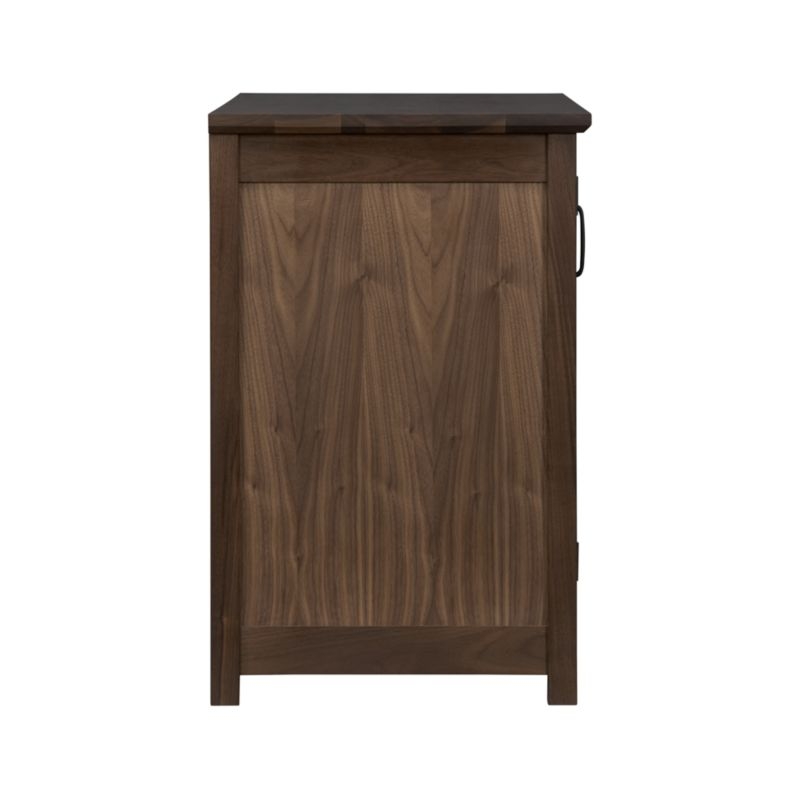 Ainsworth Walnut 64" Storage Media Console with Glass/Wood Doors - Image 5