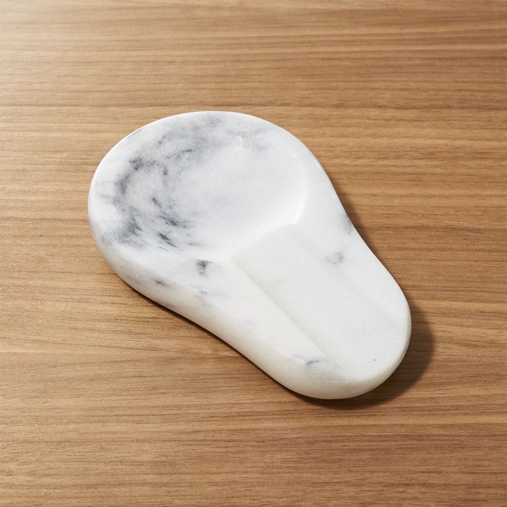 French Kitchen Marble Spoon Rest - Image 0
