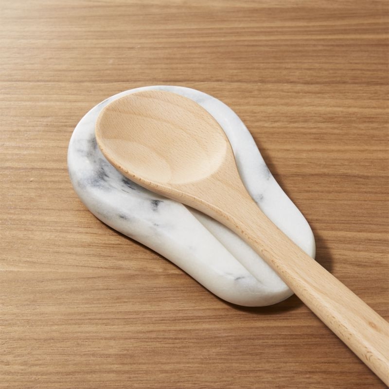 French Kitchen Marble Spoon Rest - Image 1