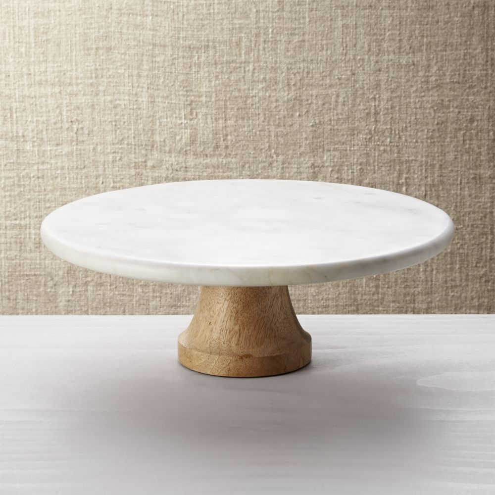 Wood Marble Pedestal - Image 0