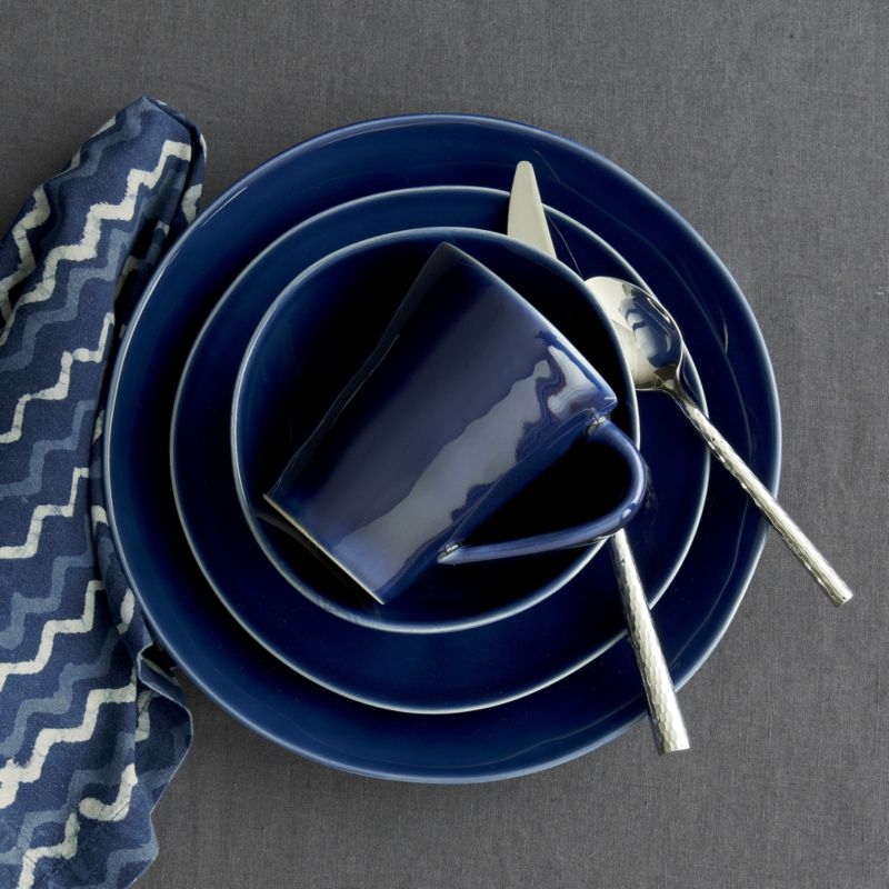 Marin Dark Blue Dinner Plate - Image 4