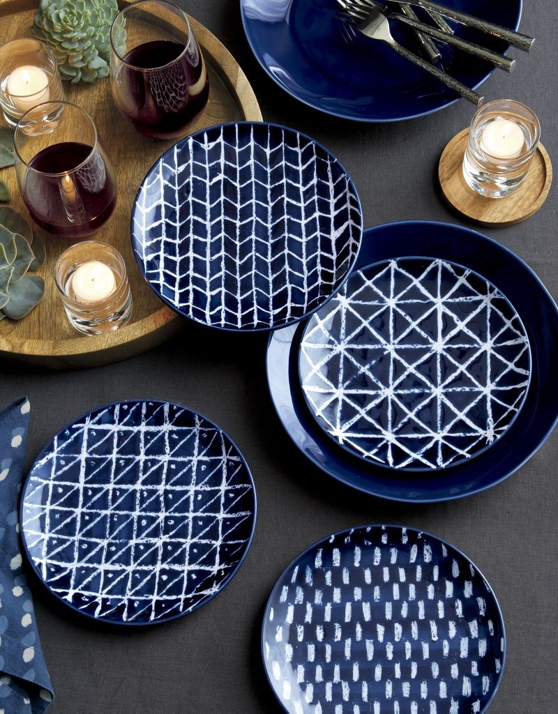Marin Dark Blue Dinner Plate - Image 5
