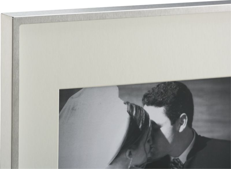 Brushed Silver 11x14 Wall Picture Frame - Image 4