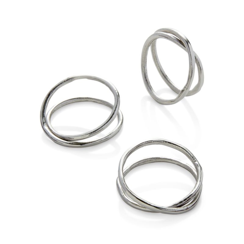 Aria Silver Napkin Ring - Image 3
