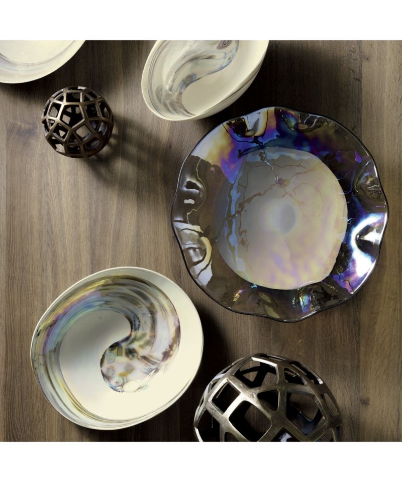 Geo Small Decorative Metal Ball - Image 2