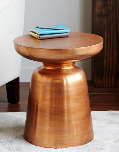Martini Side Table, Copper - Image 0