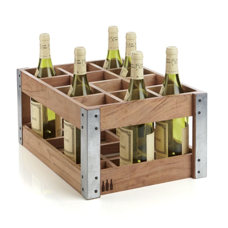 Crate & Barrel Case Wine Rack