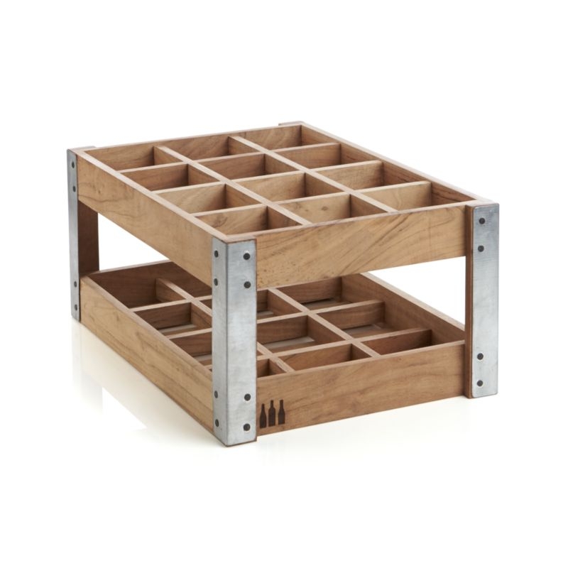 Crate & Barrel Case Wine Rack - Thumbnail 2