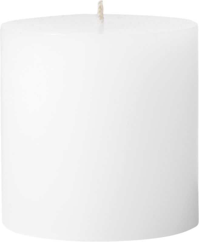 3"x9" White Pillar Candle - Image 4