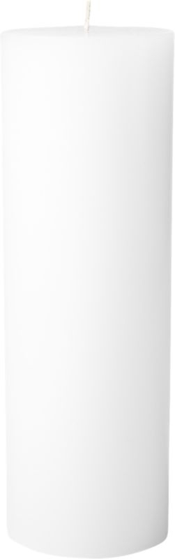 3"x9" White Pillar Candle - Image 6