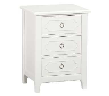 Ava Regency Nightstand, Simply White, In-Home Delivery - Image 1
