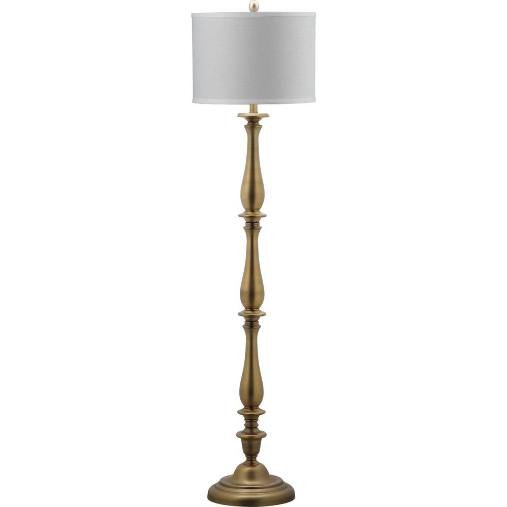 Isannah 62-Inch H Candlestick Floor Lamp - Gold - Arlo Home - Image 0