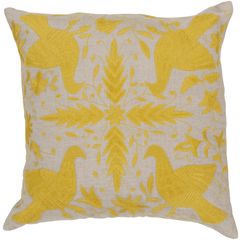 Otomi Throw Pillow in Yellow - Image 0