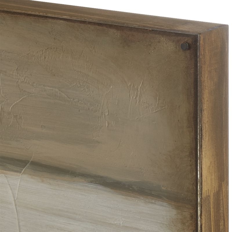 "Haze III" Panel Hand-Painted Reproduction Wood Panel Wall Art 20"x20" - Image 4