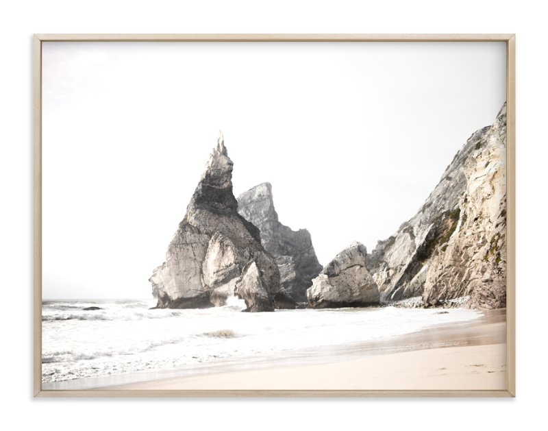 Praia Da Ursa - 40" x 30" - Matte Brass Frame - Image 0