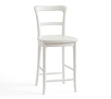 Cline Counter Stool, White - Image 0