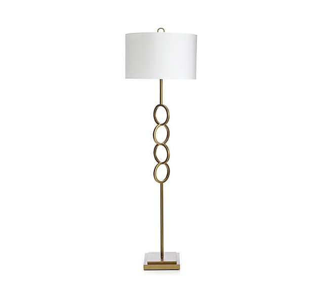 Axiom Brass Floor Lamp - Image 0