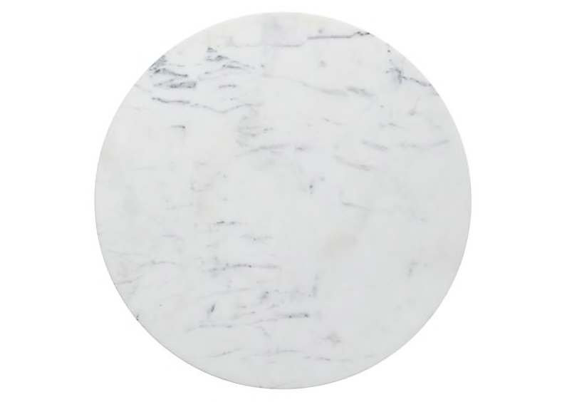 Nero White Marble Accent Table - Image 1