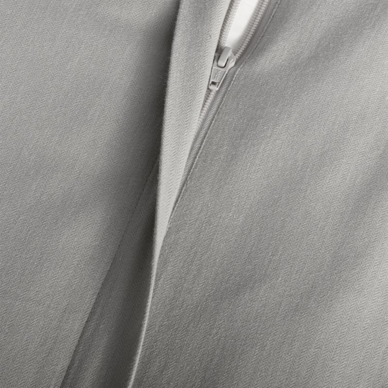 Lindstrom Grey Full/Queen Duvet Cover - Image 6