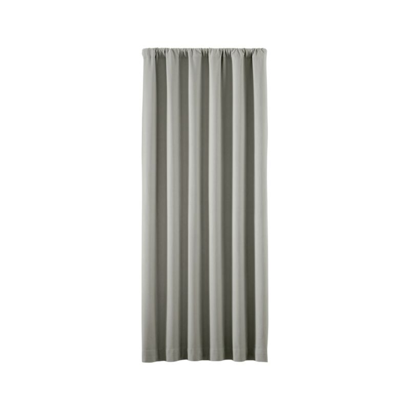 Wallace 52"x96" Grey Blackout Curtain Panel - Image 2