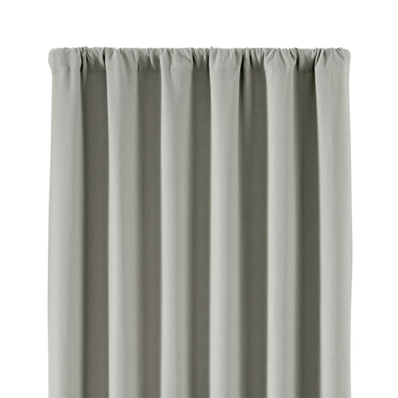 Wallace 52"x96" Grey Blackout Curtain Panel - Image 3