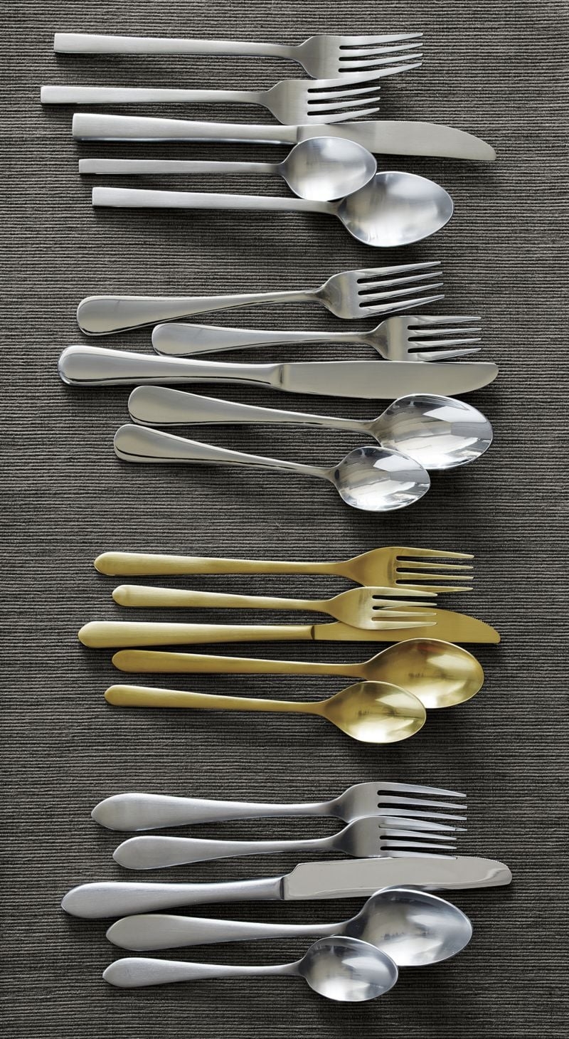 Jasper Satin Gold 20-Piece Flatware Set - Image 3