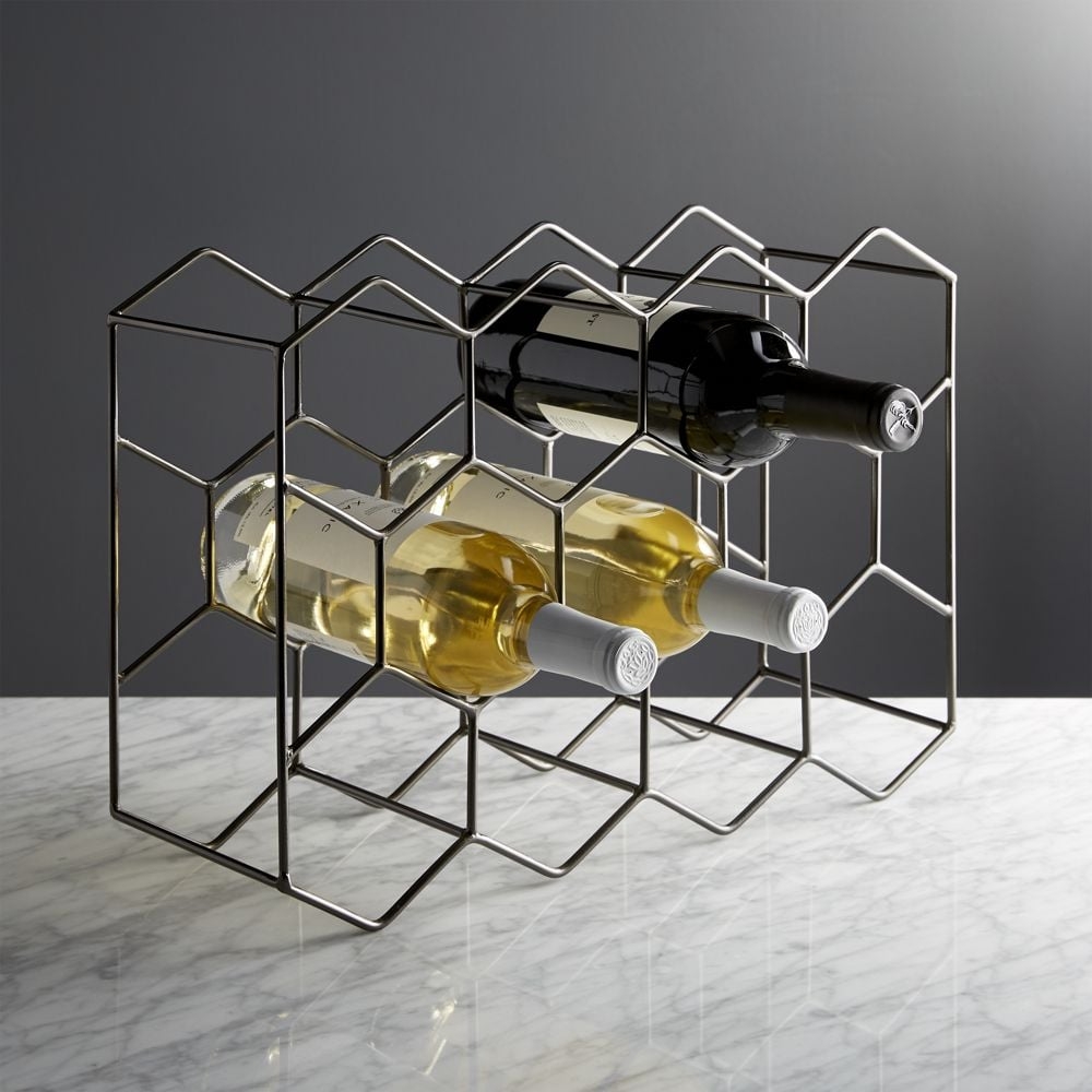 11-Bottle Graphite Wine Rack - Image 0