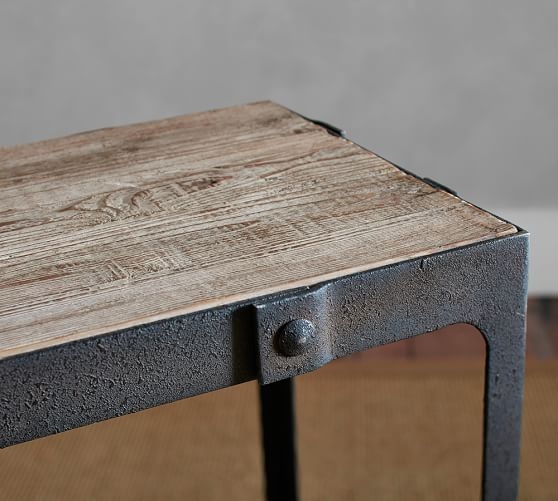 CLINT RECLAIMED WOOD SIDE TABLE - Image 2