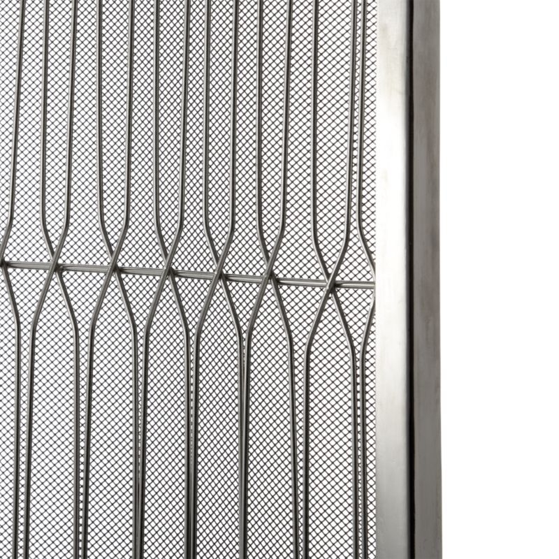 Panes Stainless Steel Fireplace Screen - Image 3