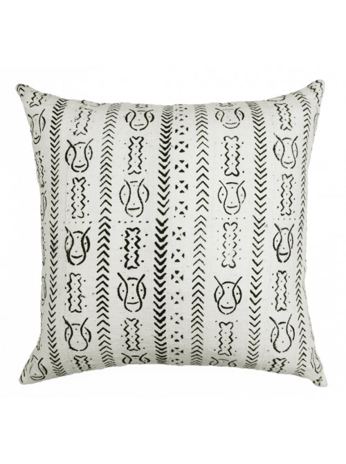 ONE OF A KIND MUDCLOTH PILLOW, Meria - 18" x 18" - Down Filled - Image 0
