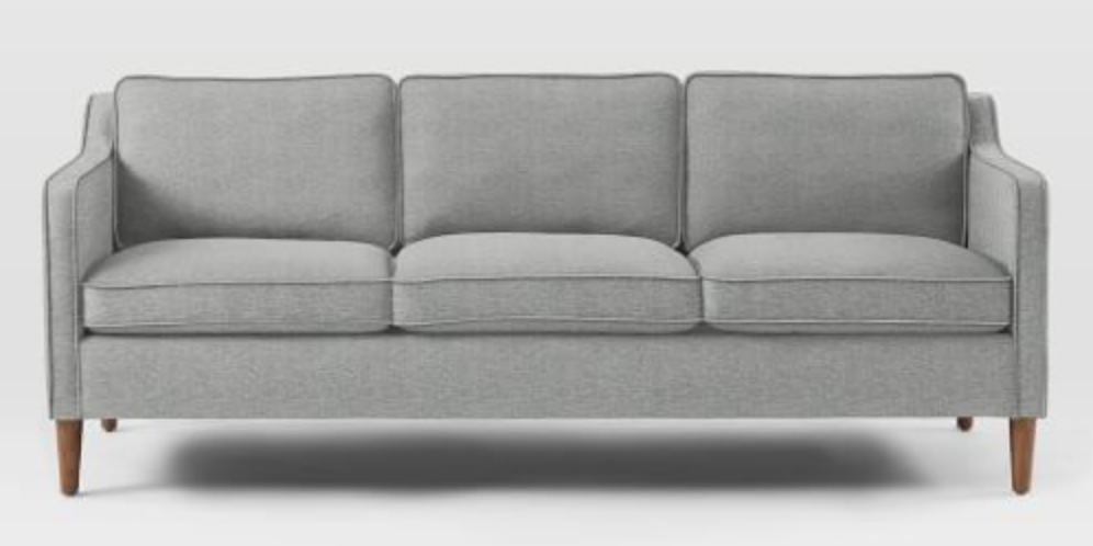 Hamilton Sofa (81")-Deco Weave, Feather Gray - Image 0