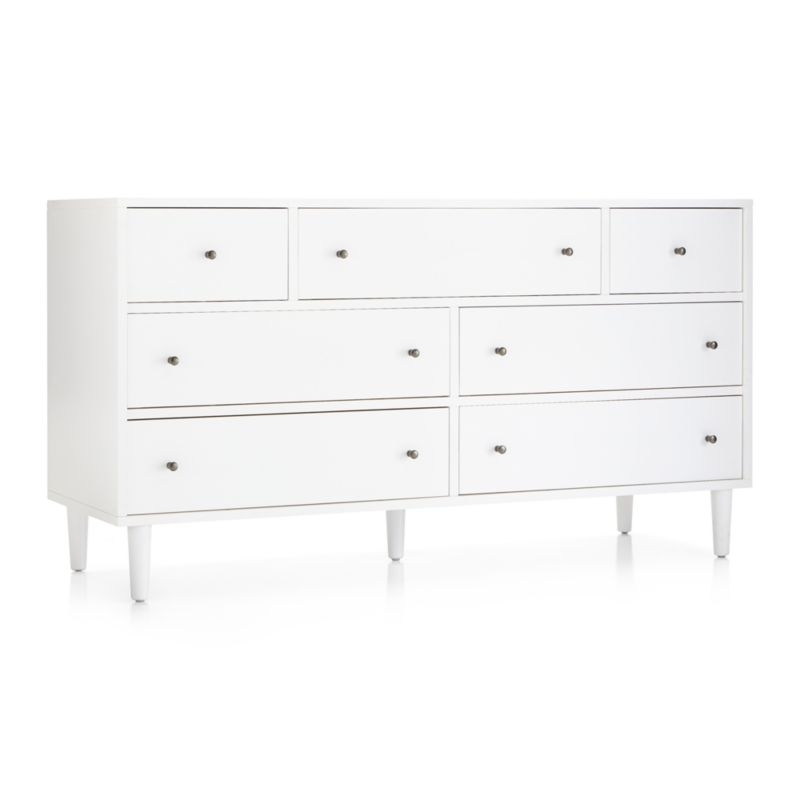 Barnes White 7-Drawer Dresser - Image 2