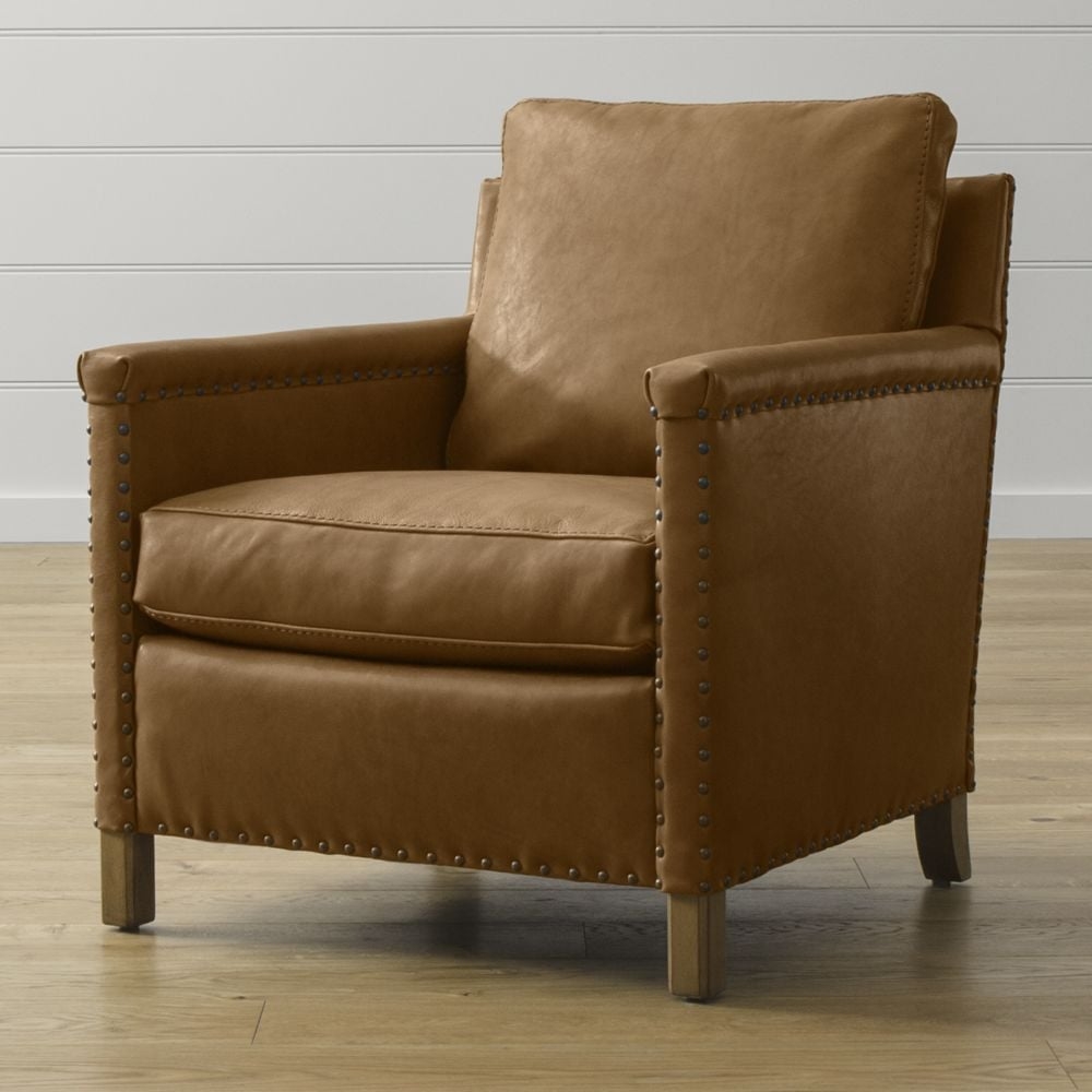 Trevor Leather Chair - Image 0