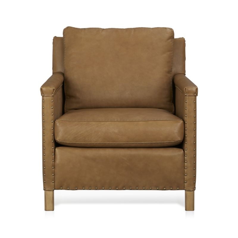 Trevor Leather Chair - Image 1