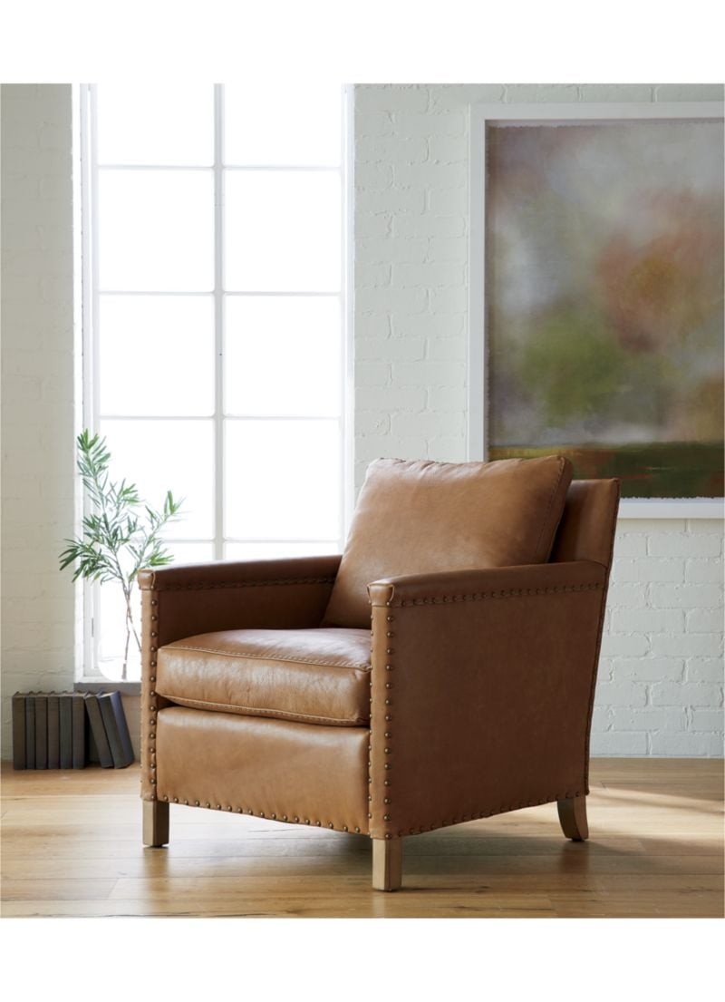 Trevor Leather Chair - Image 3