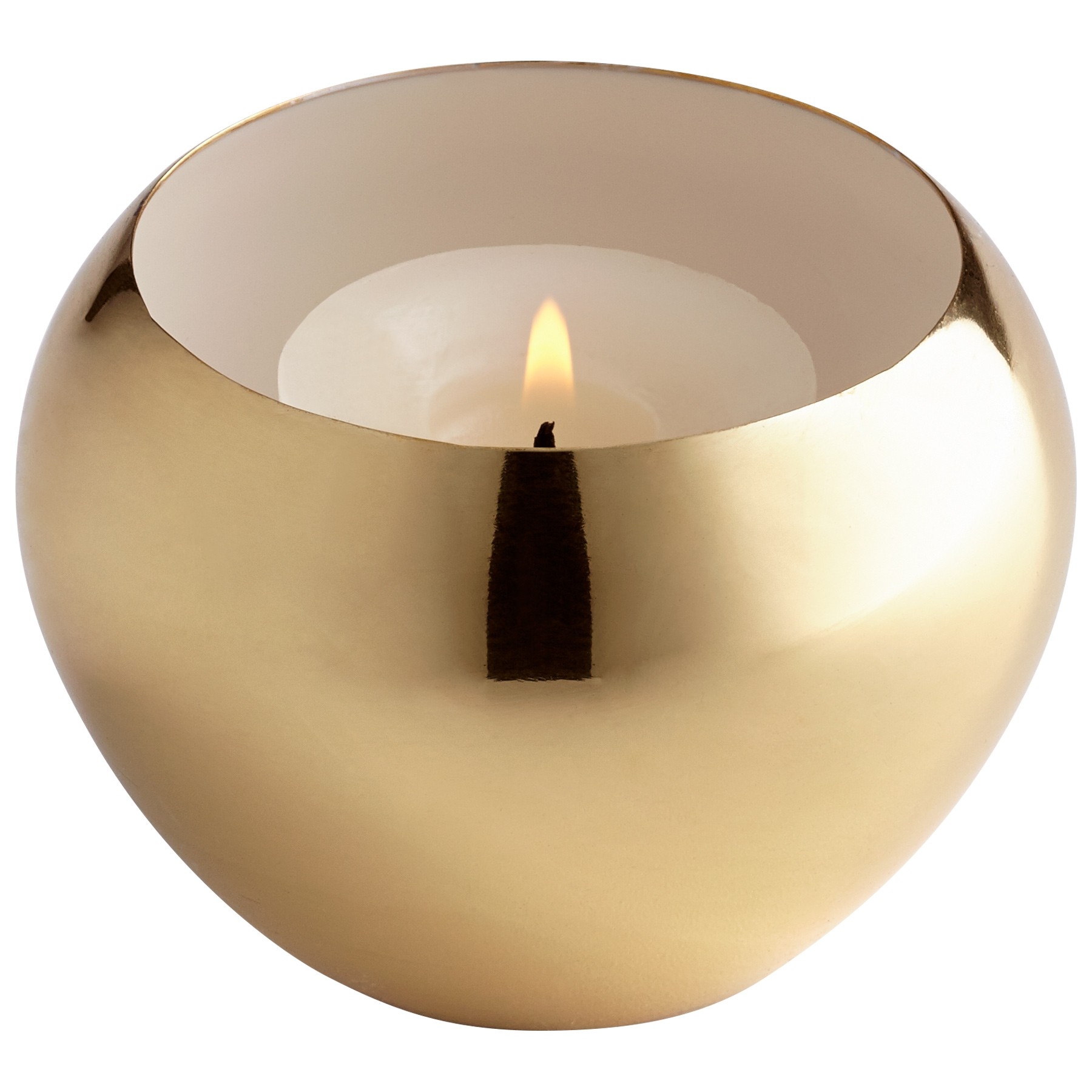 Laili Candle Vase, Gold - Image 0