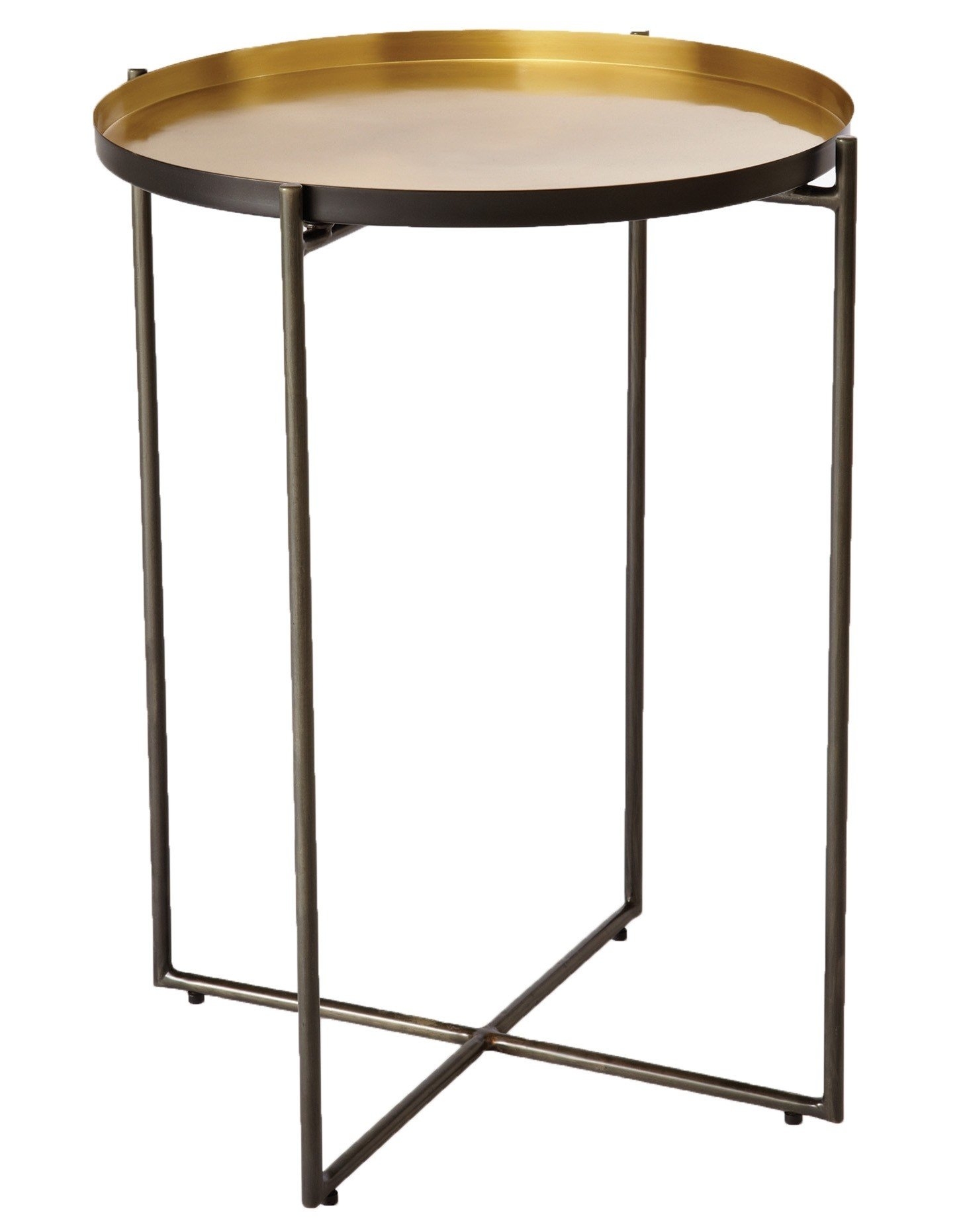 Lila Side Table, Brass - Image 0