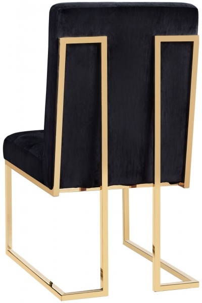 Akiko Black Velvet Chair - Set of 2 - Image 0