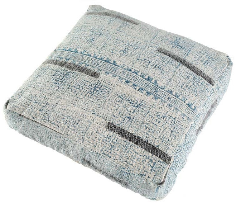 Jabir Floor Pillow, Light Blue - Image 0