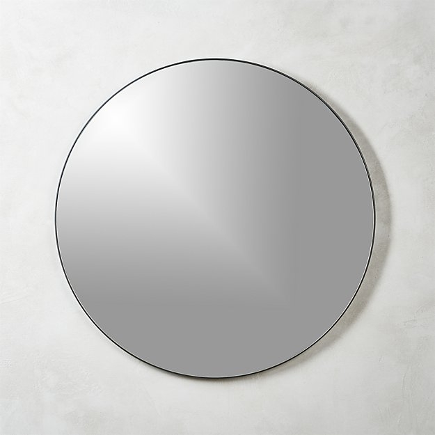 Infinity black round wall mirror 36" - Image 0