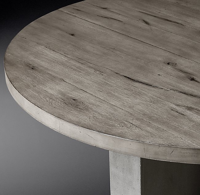 CONCRETE PIER ROUND DINING TABLE - 60" - Image 2